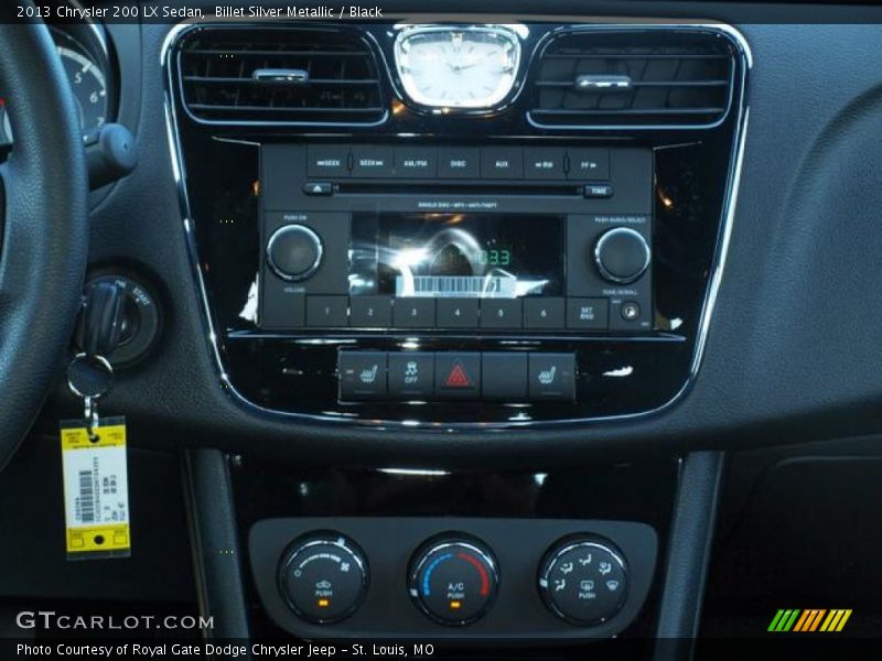Billet Silver Metallic / Black 2013 Chrysler 200 LX Sedan
