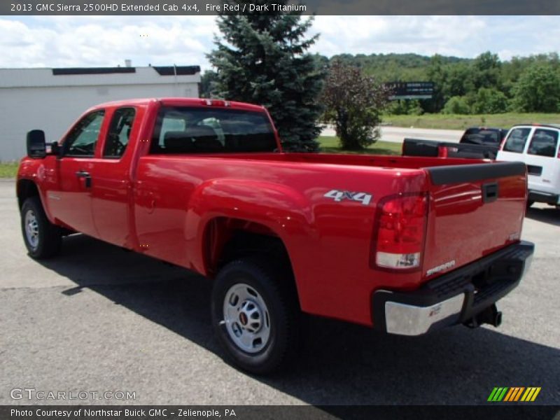 Fire Red / Dark Titanium 2013 GMC Sierra 2500HD Extended Cab 4x4