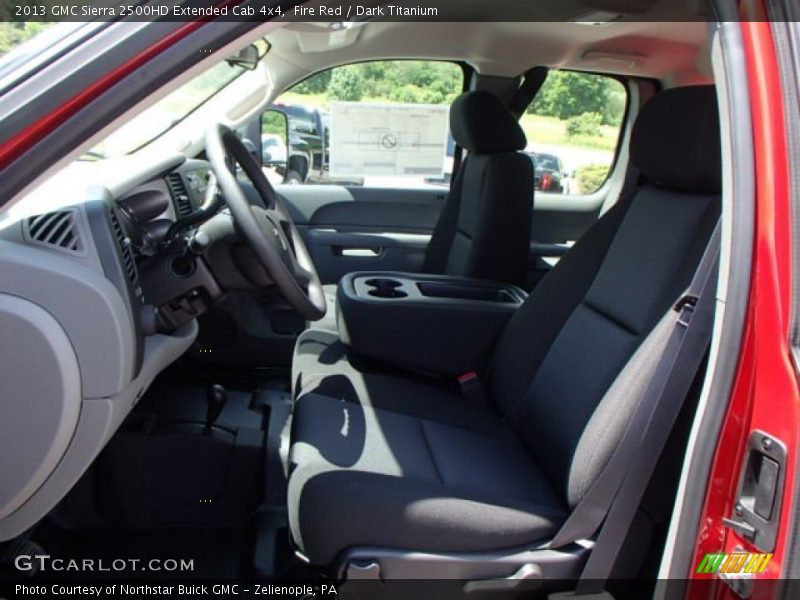 Fire Red / Dark Titanium 2013 GMC Sierra 2500HD Extended Cab 4x4