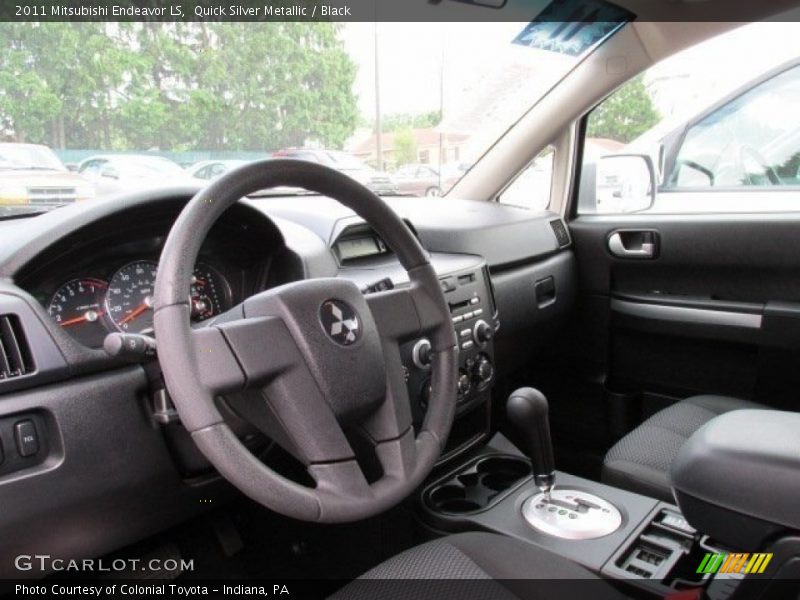 Quick Silver Metallic / Black 2011 Mitsubishi Endeavor LS