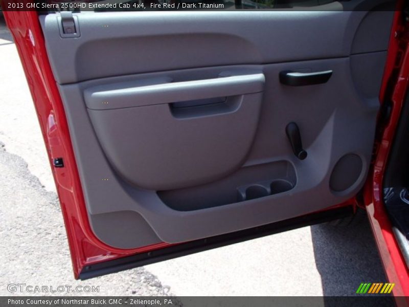 Fire Red / Dark Titanium 2013 GMC Sierra 2500HD Extended Cab 4x4
