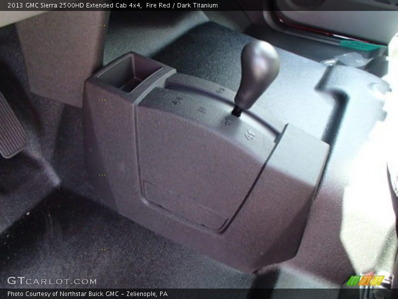 Fire Red / Dark Titanium 2013 GMC Sierra 2500HD Extended Cab 4x4