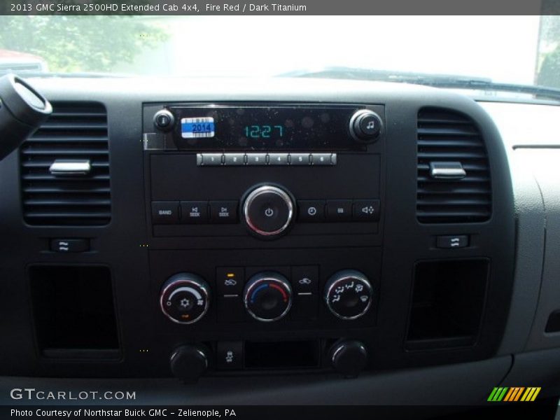 Fire Red / Dark Titanium 2013 GMC Sierra 2500HD Extended Cab 4x4