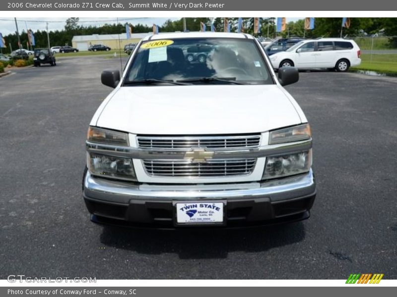 Summit White / Very Dark Pewter 2006 Chevrolet Colorado Z71 Crew Cab
