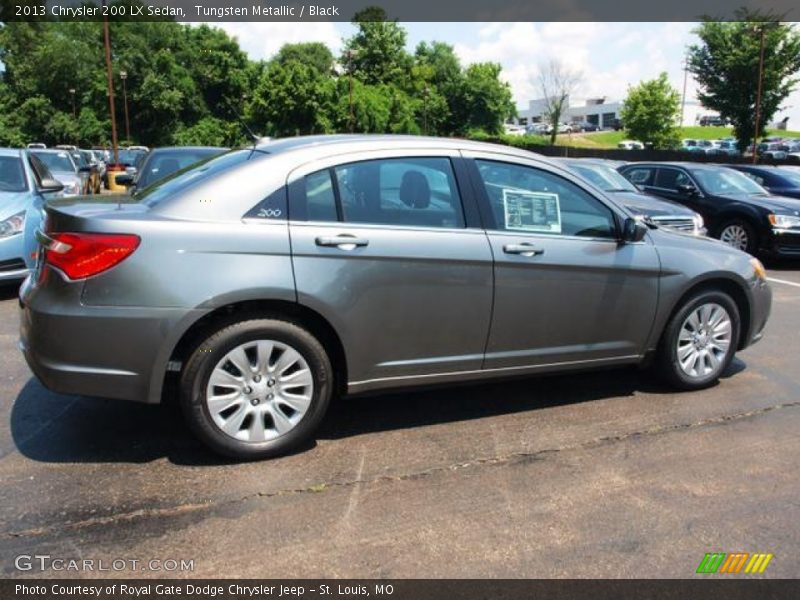 Tungsten Metallic / Black 2013 Chrysler 200 LX Sedan