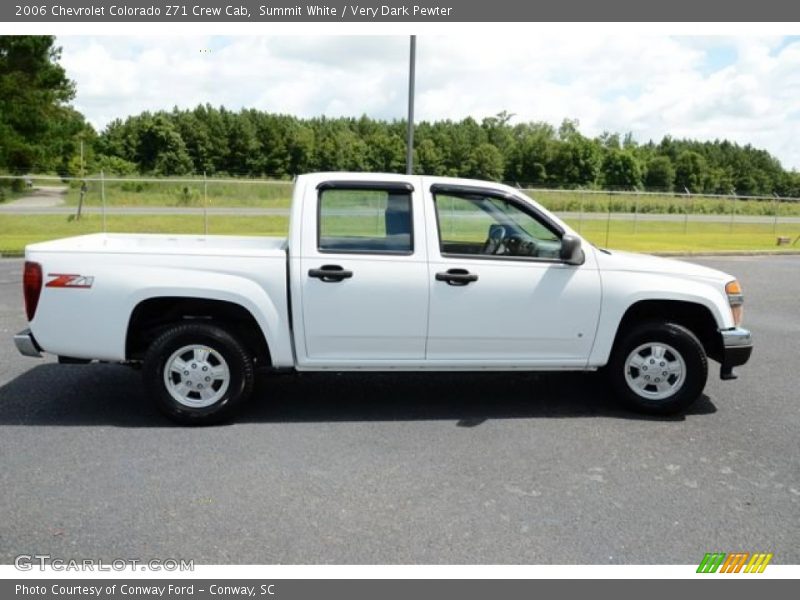 Summit White / Very Dark Pewter 2006 Chevrolet Colorado Z71 Crew Cab