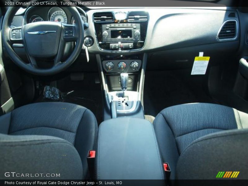 Tungsten Metallic / Black 2013 Chrysler 200 LX Sedan