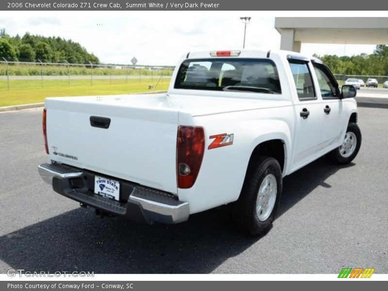 Summit White / Very Dark Pewter 2006 Chevrolet Colorado Z71 Crew Cab