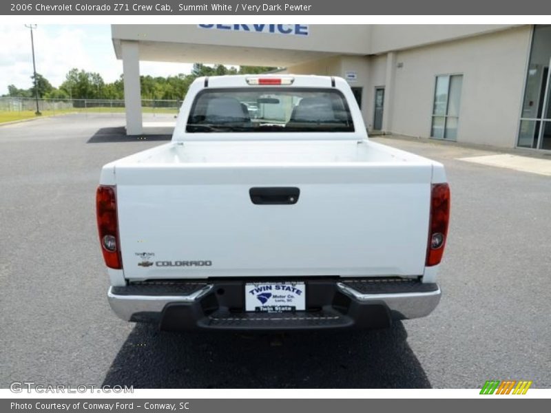 Summit White / Very Dark Pewter 2006 Chevrolet Colorado Z71 Crew Cab