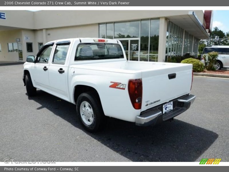 Summit White / Very Dark Pewter 2006 Chevrolet Colorado Z71 Crew Cab