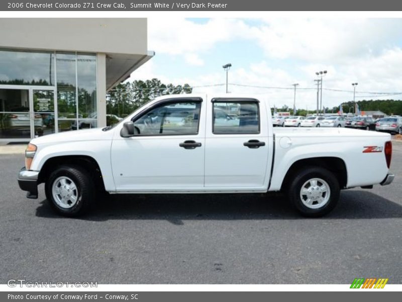 Summit White / Very Dark Pewter 2006 Chevrolet Colorado Z71 Crew Cab