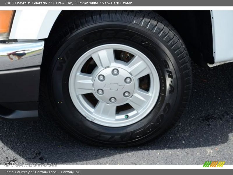 Summit White / Very Dark Pewter 2006 Chevrolet Colorado Z71 Crew Cab