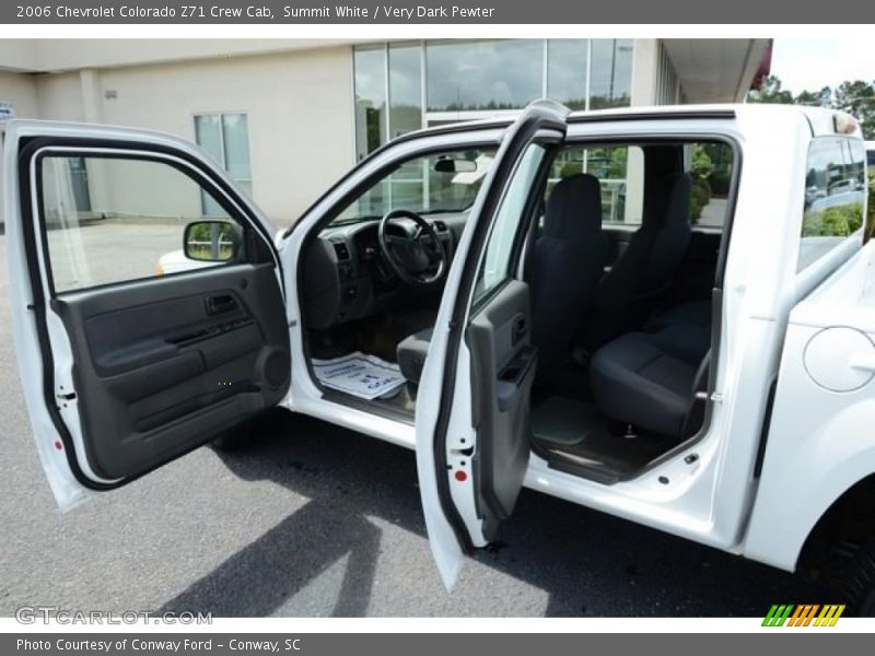 Summit White / Very Dark Pewter 2006 Chevrolet Colorado Z71 Crew Cab
