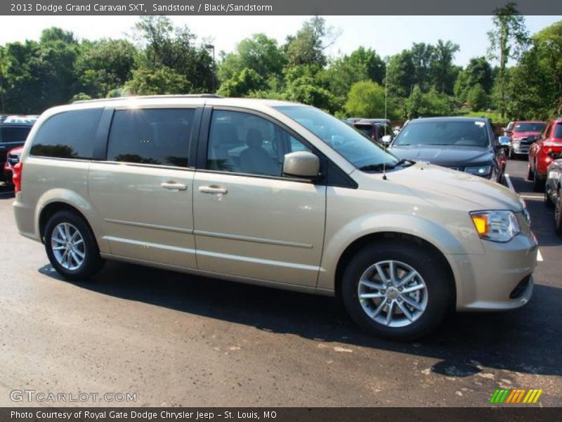 Sandstone / Black/Sandstorm 2013 Dodge Grand Caravan SXT