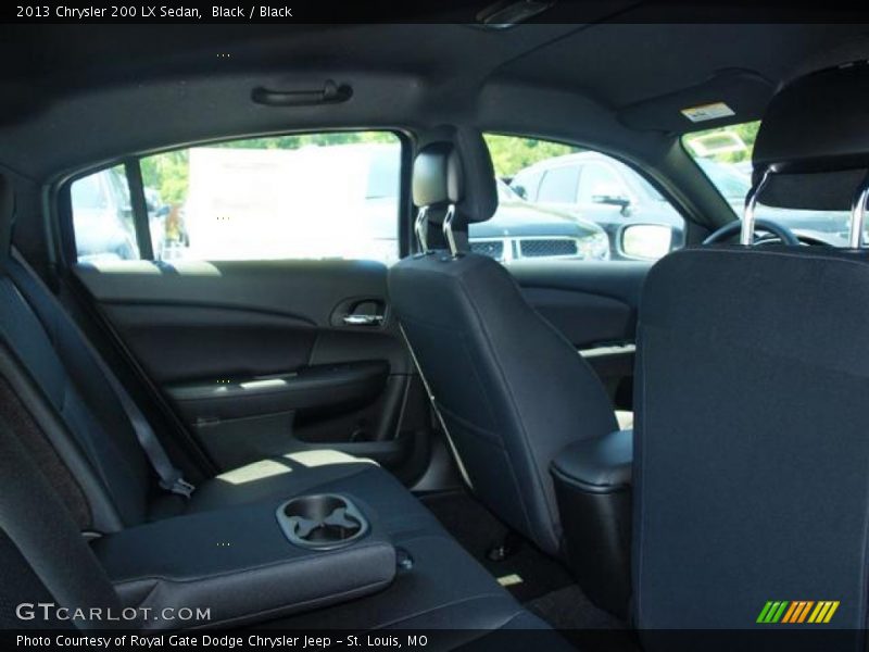 Black / Black 2013 Chrysler 200 LX Sedan