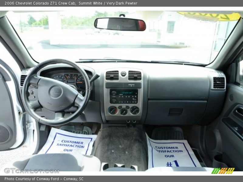 Summit White / Very Dark Pewter 2006 Chevrolet Colorado Z71 Crew Cab
