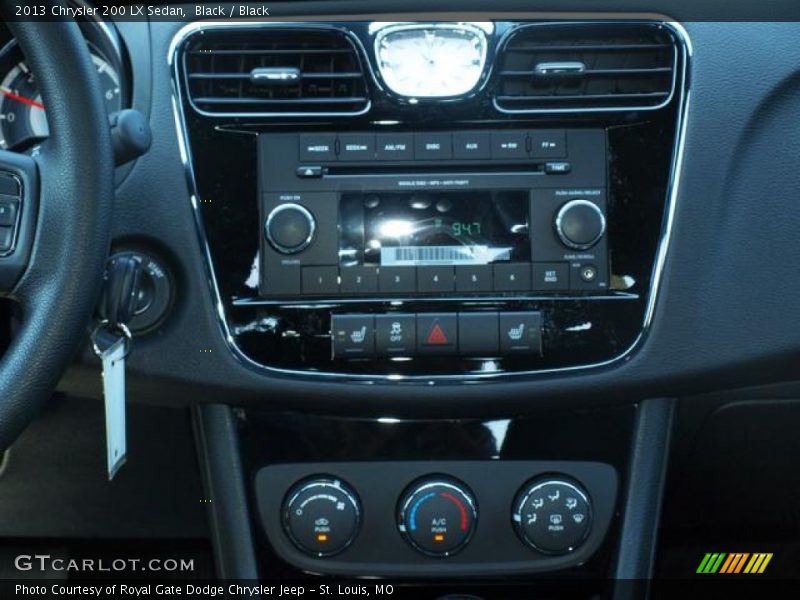 Black / Black 2013 Chrysler 200 LX Sedan