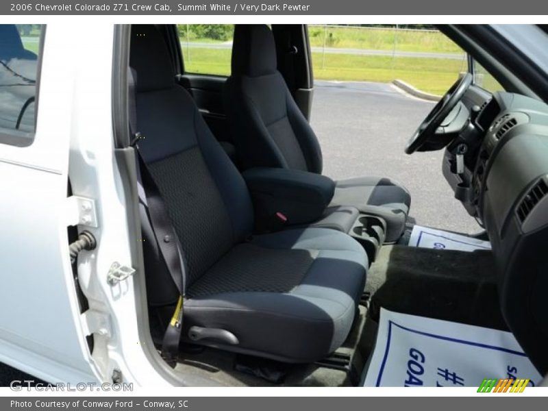 Summit White / Very Dark Pewter 2006 Chevrolet Colorado Z71 Crew Cab