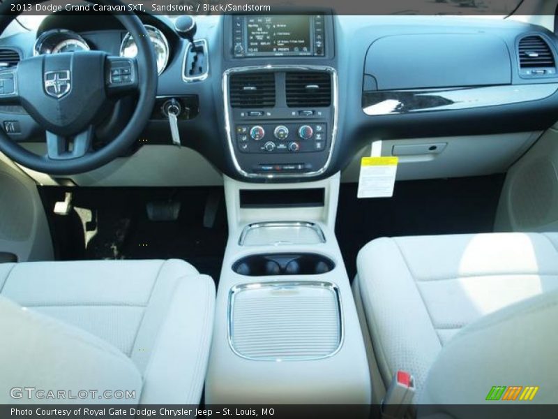 Sandstone / Black/Sandstorm 2013 Dodge Grand Caravan SXT