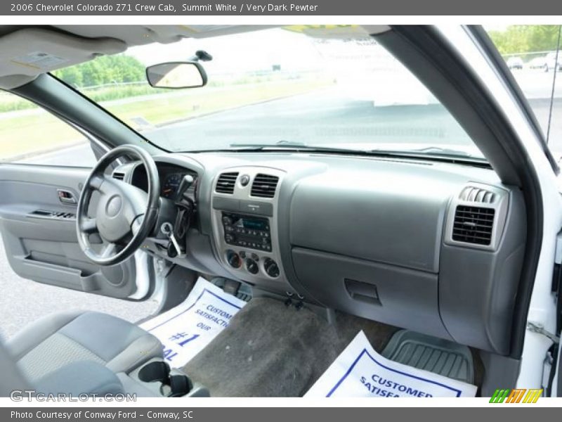 Summit White / Very Dark Pewter 2006 Chevrolet Colorado Z71 Crew Cab