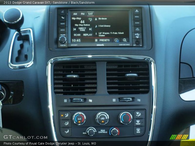 Sandstone / Black/Sandstorm 2013 Dodge Grand Caravan SXT