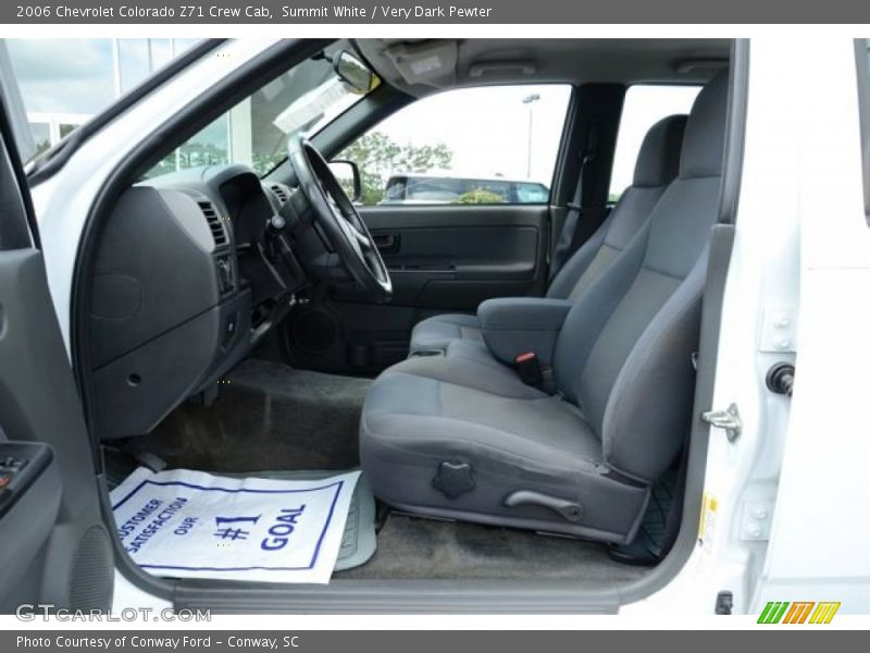 Summit White / Very Dark Pewter 2006 Chevrolet Colorado Z71 Crew Cab