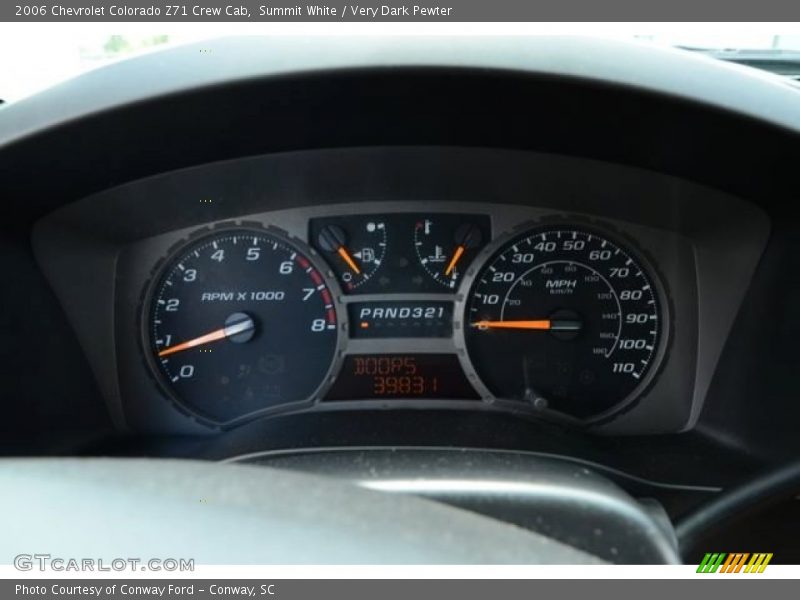 Summit White / Very Dark Pewter 2006 Chevrolet Colorado Z71 Crew Cab