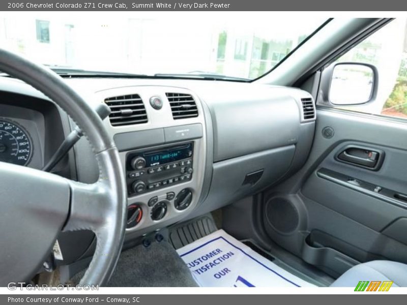 Summit White / Very Dark Pewter 2006 Chevrolet Colorado Z71 Crew Cab