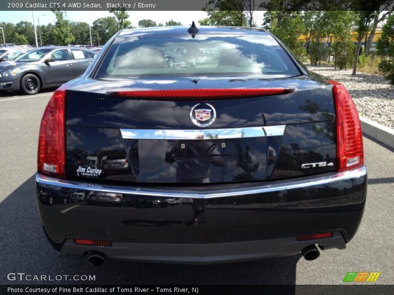 Black Ice / Ebony 2009 Cadillac CTS 4 AWD Sedan