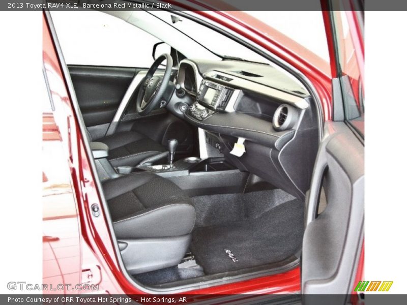 Barcelona Red Metallic / Black 2013 Toyota RAV4 XLE