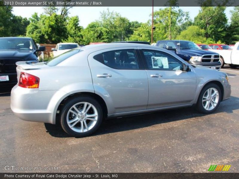 Billet Silver Metallic / Black 2013 Dodge Avenger SE V6