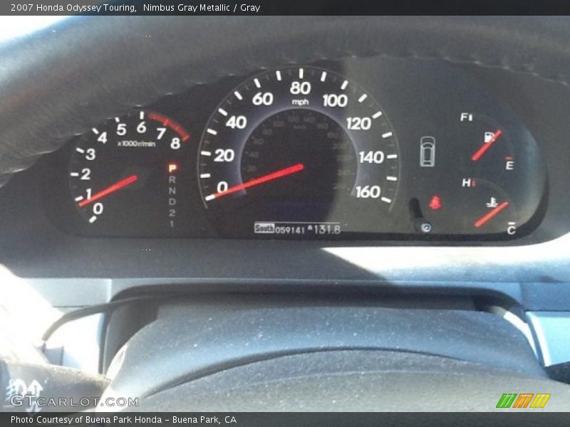 Nimbus Gray Metallic / Gray 2007 Honda Odyssey Touring
