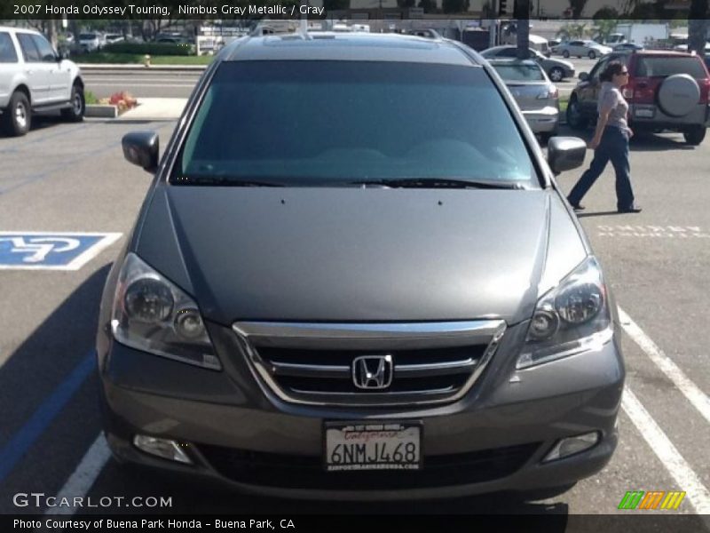Nimbus Gray Metallic / Gray 2007 Honda Odyssey Touring