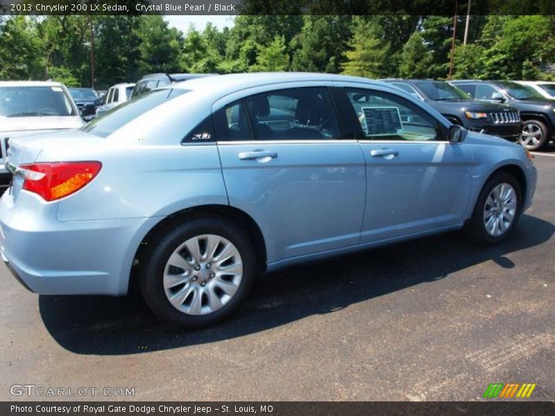 Crystal Blue Pearl / Black 2013 Chrysler 200 LX Sedan