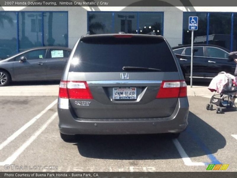 Nimbus Gray Metallic / Gray 2007 Honda Odyssey Touring