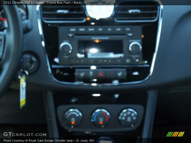 Crystal Blue Pearl / Black 2013 Chrysler 200 LX Sedan