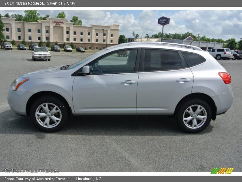 Silver Ice / Gray 2010 Nissan Rogue SL