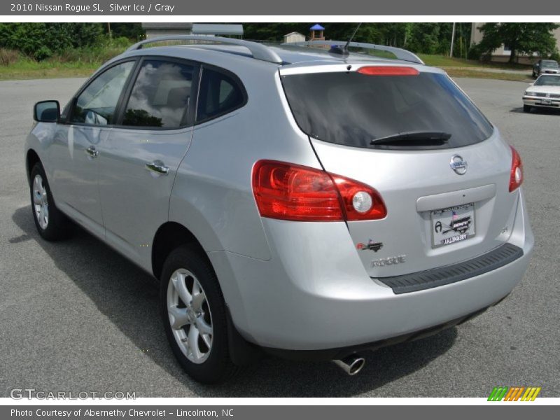 Silver Ice / Gray 2010 Nissan Rogue SL