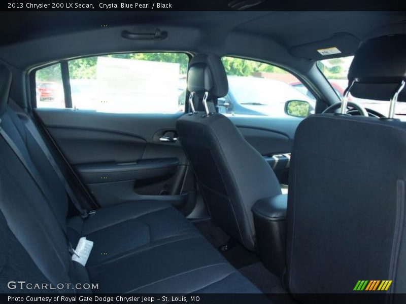 Crystal Blue Pearl / Black 2013 Chrysler 200 LX Sedan
