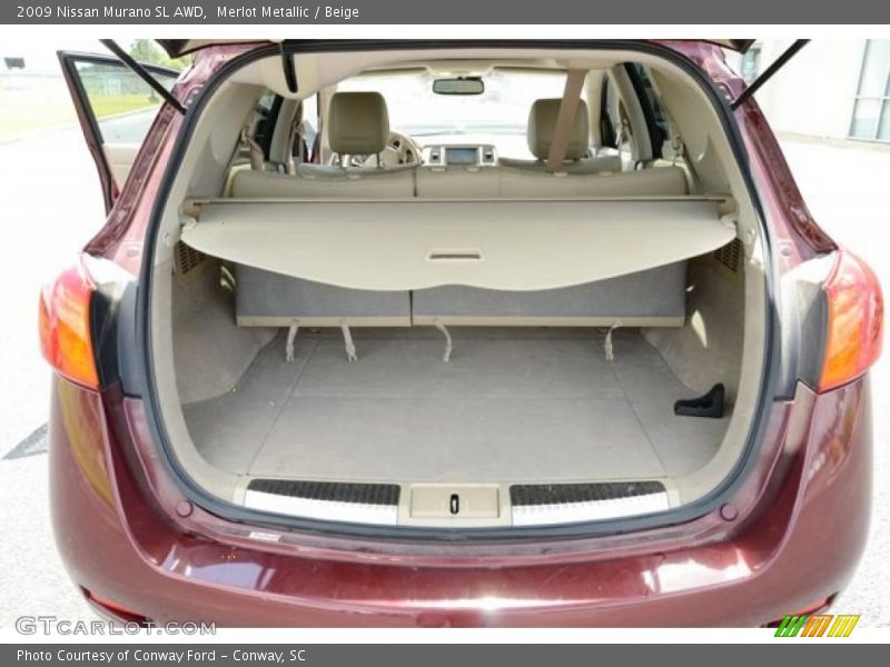 Merlot Metallic / Beige 2009 Nissan Murano SL AWD
