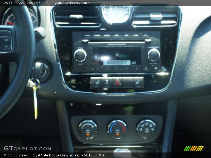 Crystal Blue Pearl / Black 2013 Chrysler 200 LX Sedan