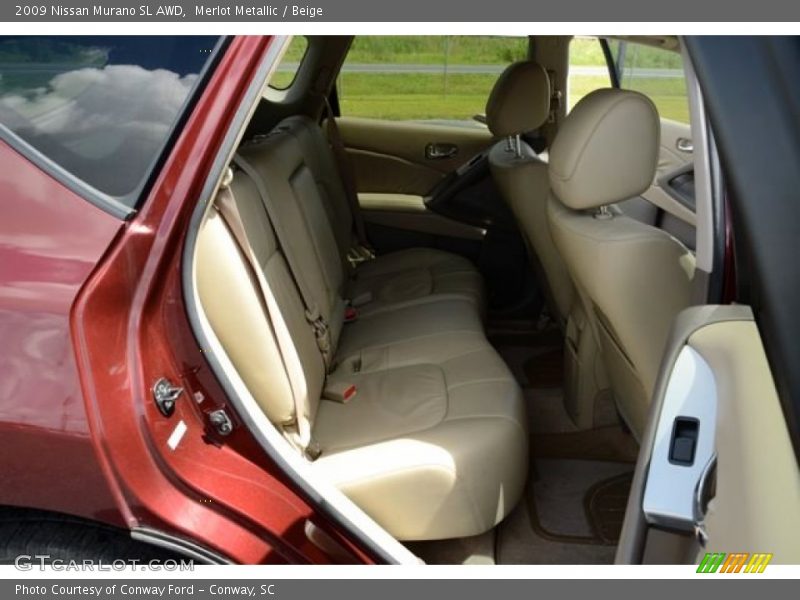 Merlot Metallic / Beige 2009 Nissan Murano SL AWD