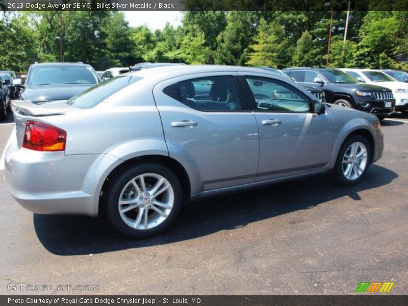 Billet Silver Metallic / Black 2013 Dodge Avenger SE V6