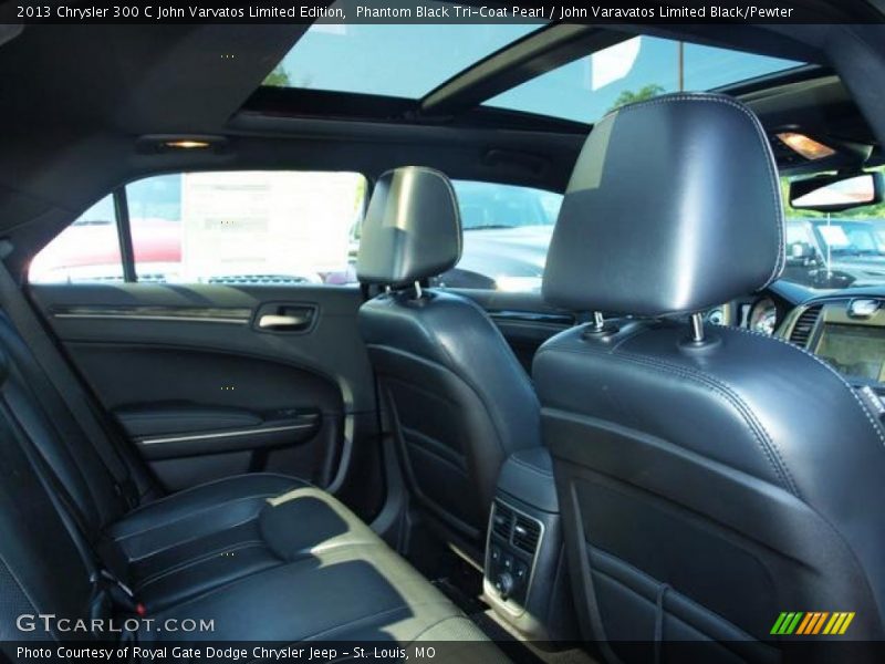 Phantom Black Tri-Coat Pearl / John Varavatos Limited Black/Pewter 2013 Chrysler 300 C John Varvatos Limited Edition