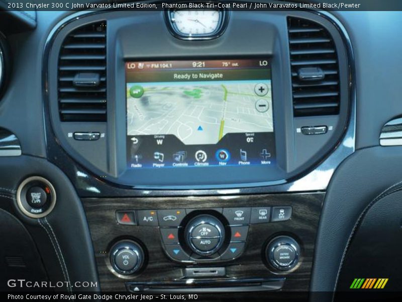 Navigation of 2013 300 C John Varvatos Limited Edition