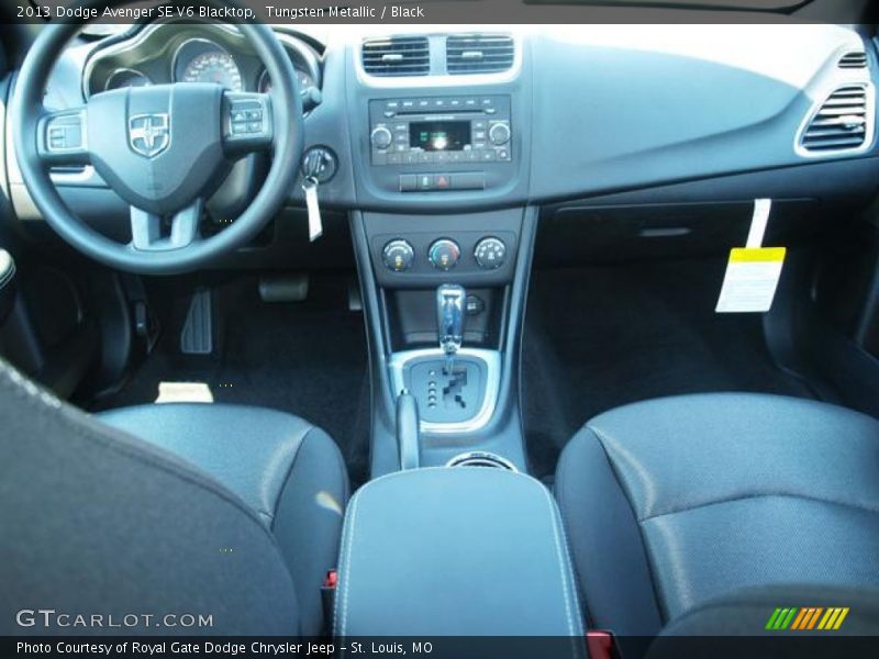 Tungsten Metallic / Black 2013 Dodge Avenger SE V6 Blacktop