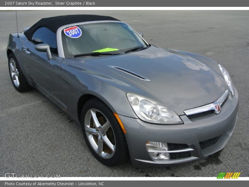 Silver Graphite / Black 2007 Saturn Sky Roadster