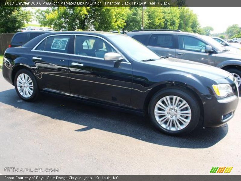 Phantom Black Tri-Coat Pearl / Black 2013 Chrysler 300 C AWD John Varvatos Luxury Edition