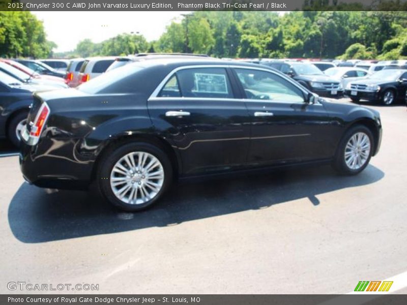 Phantom Black Tri-Coat Pearl / Black 2013 Chrysler 300 C AWD John Varvatos Luxury Edition