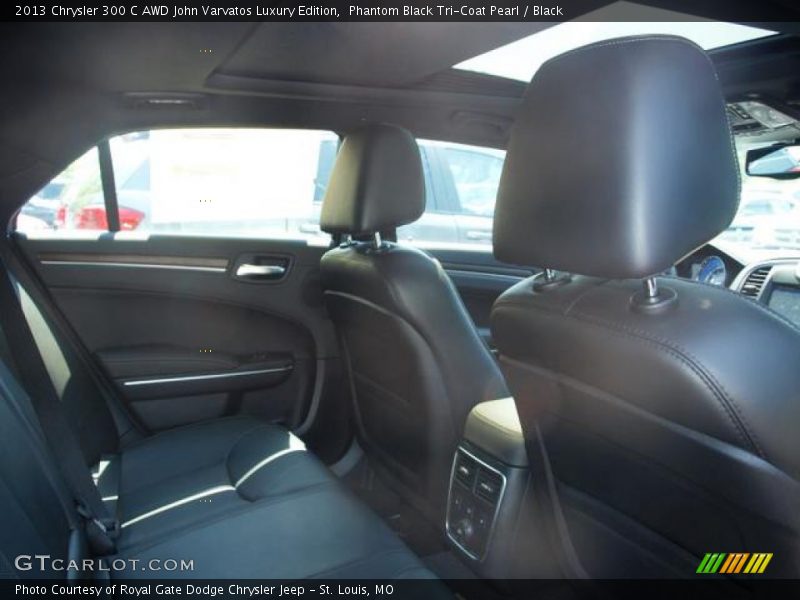 Phantom Black Tri-Coat Pearl / Black 2013 Chrysler 300 C AWD John Varvatos Luxury Edition